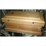 Solid Ash Wood Pet Casket Size: Large