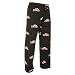 Soccer Wording Black Novelty Print Jersey cotton pants for lounging, sleep, sports. Unisex relaxed fit, available in 3 Youth sizes, tie cord waist