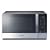 Samsung CE109MTST/XEG Mikrowelle mit Grill &Hei�luft / 900W / Grill 1250 Watt / 28 Liter Garinnenraum aus Keramik-Emaille / silber