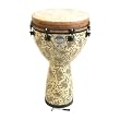 Remo African Collection 25" x 14" Key-Tuned Djembe, Fossil Fantasy finish