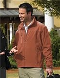 Premium Quality Men's 3 Layer Flight Jacket - Burnt Orange/Dark Gray