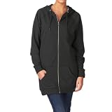 Cheap Monday Basic Long Zip Hoody - Charcoal