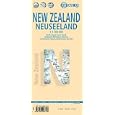 Laminated New Zealand Map by Borch by Travel Maps