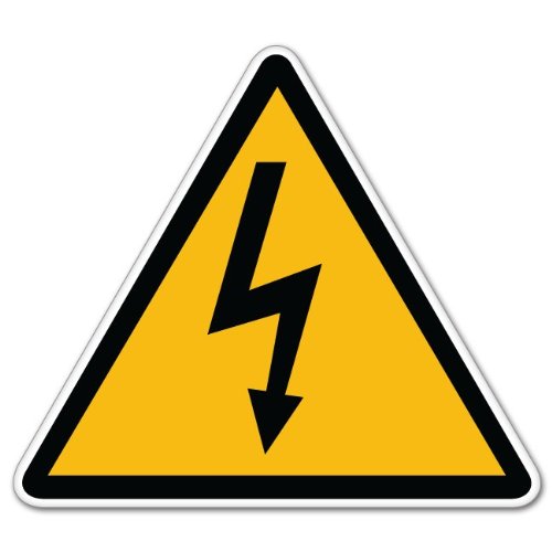 High Voltage Danger Warning sign sticker decal 5