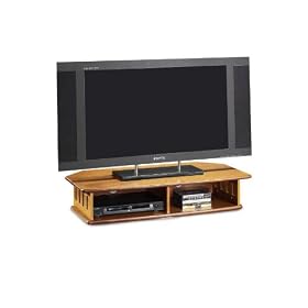 Craftsman 2 - tier Tv Turntable, FOR 42 TV, LIGHT OAK