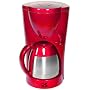 Kalorik TKM-17409 900-Watt 8-10-Cup Coffeemaker with Stainless-Steel Carafe, Red