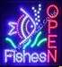 Quality Flashing Fishes Aquarium Led New Window Shop Signs