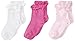 Country Kids Little Girls' Pima Ruffle Sock 3 Pair