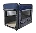 Large 24 Inch Soft-Side Portable Dog Kennel - Folds Flat