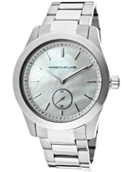 Kenneth Jay Lane Womens KJLANE-2304B  Mother-Of-Pearl Dial Stainless Steel Watch