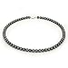14k White Gold 6-7mm Black Freshwater Cultured title=