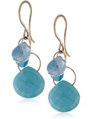 Melissa Joy Manning "Water" 14k Gold Earrings