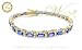WILLOW XPRESS: *MONTANA SAPPHIRE CZ BAGUETTE TENNIS BRACELET*