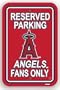 Los Angeles Angels of Anaheim Reserved Parking Sign