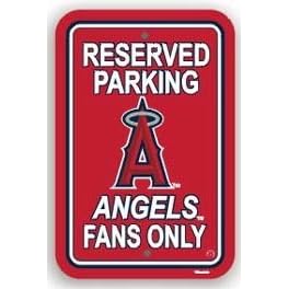Los Angeles Angels of Anaheim Reserved Parking Sign