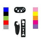 Silicone Skin Cover for Nintendo Wii Remote and Nunchuk WII case WII accessories (3 Styles, 25 color to choose)