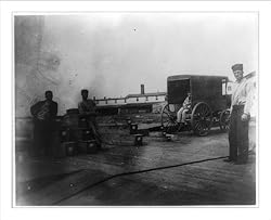 Historic Print (S): [Coffins in the dock at Hart's Island waiting for shipment to the Pottersfield, New York