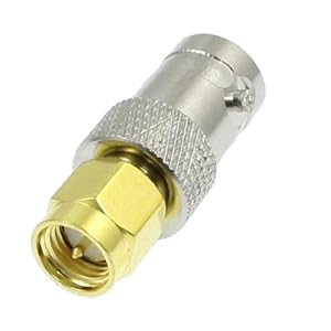 SMA Male to BNC Female Connector Coaxial Coax Cable Adapter