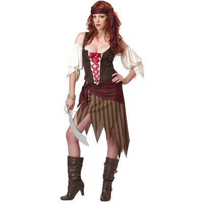 Buccaneer Beauty Womens Costume - Sizes S-M-L-XL