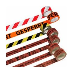 Signalband, rot/wei�, 6 Rollen