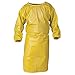 Kleenguard A70 Chemical Spray Protection Smock (09830), 52? Length, Bound Seams, Elastic Wrists, One Size, Yellow, 25 Smocks / Case