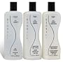 BioSilk Trio: SilkTherapy Value Three Pack with Silk Therapy Shampoo 12 oz, Silk Therapy 12 oz, and Silk Therapy Conditioner 12 oz by Farouk