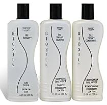 BioSilk Trio: SilkTherapy Value Three Pack with Silk Therapy Shampoo 12 oz, Silk Therapy 12 oz, and Silk Therapy Conditioner 12 oz by Farouk