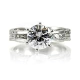 Buttercup's 2 CT CZ Engagement Ring
