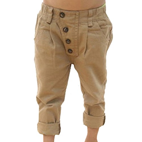 Weixinbuy Baby Kid Boy Casual Pencil Straight Pants Trousers