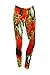 G2 Chic Women's Fun All Over Printed Stretch Leggings