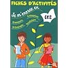 Fiches d'activit�s CE2 : Grammaire-conjugaison-orthographe-vocabulaire