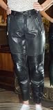 Motorcycle Perforated Leather Pants Vanson Woman's Size 4