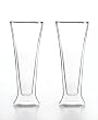 Luigi Bormioli DUOS Double Wall 14-Ounce Pilsner Glass, Set of 2
