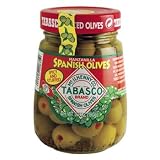 TABASCO Stuffed Spicy Spanish Olives - 7.5 oz. jar