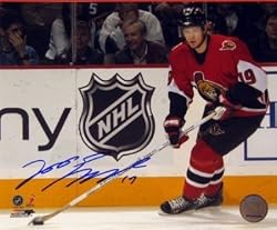 Jason Spezza Signed 8X10 Unframed - Dark Action-H