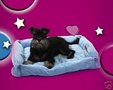 HUNDEBETT / HUNDEKISSEN / HUNDEDECKE / blau oder rosa