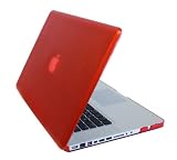 RED mCover® Hard Shell Case for 15-inch #A1286 Aluminum Unibody MacBook Pro (Black keys, 15.4-inch diagonal)