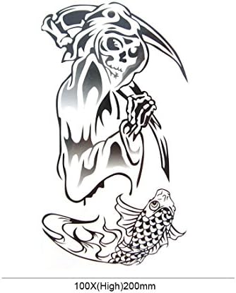 Aobee Skull Removable Waterproof Tattoo Body Stickers