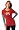 Los Angeles Angels of Anaheim Women's Tri Blend V Neck Long Sleeve Layered Tissue Tee - by Alyssa Milano - Small