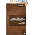 Law of Business Contracts in India (Law and Criminal Justice System)'