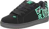  DC Men's Court Graffik Se Action Sports Shoe - Black/Emerald/Black 