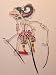 Hanuman Monkey, Indonesian Shadow Puppet