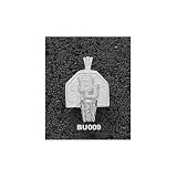 Baylor Bears Solid Sterling Silver ''BU'' Backboard Pendant
