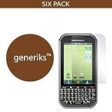 Generiks TM Motorola Titanium *CLEAR* Screen Protectors (6 Pack!!!)