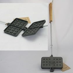 Old Mountain Pre Seasoned 10159 Waffle Iron, 27 1/2 Inch Long