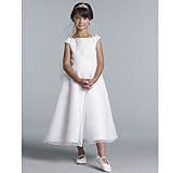 IMAGE OF Us Angels Girl White Organza Communion Easter Pageant Dress 4-14