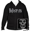 Men's The Misfits Skull Zipper Hoodie