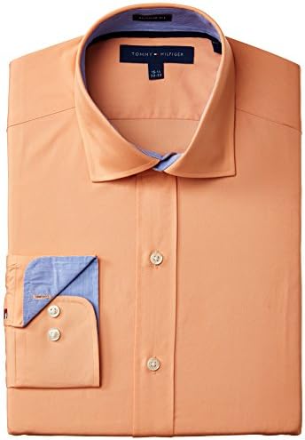 Tommy Hilfiger Men's Regular Fit Solid, Orange, 17 32/33 Months