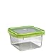 OXO Good Grips LockTop 50-5/7-Ounce Square Container with Green Lid