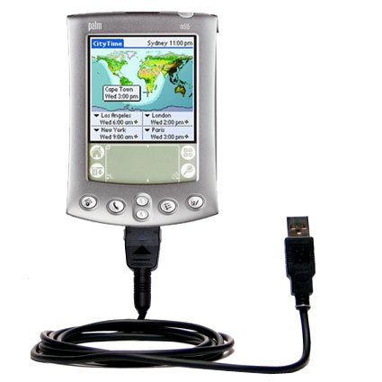 Classic Straight USB Cable for the Palm palm m515 with Power Hot Sync and Charge capabilities - uses Gomadic TipExchange Technology